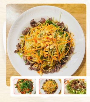 Nộm su su thịt bò 