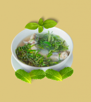 Cá bớp nấu lá lốt