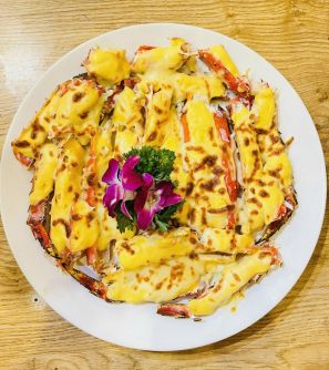 Cua King Crab bỏ lò phô mai 