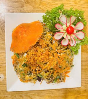 Miến xào cua bể 