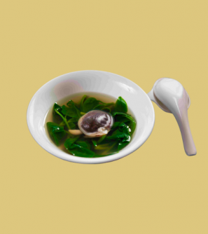 Ngán nấu mồng tơi