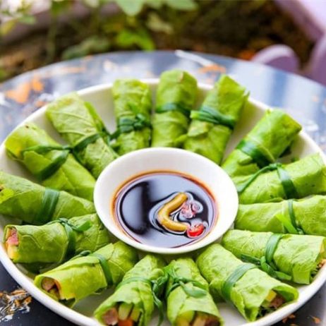 Bò ta cuộn lá cải