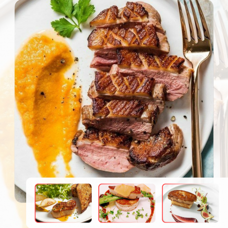 Gan ngỗng áp chảo 