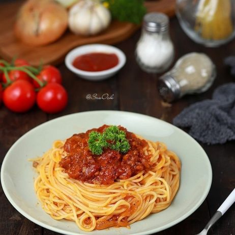 Mỳ ý sốt bò băm
