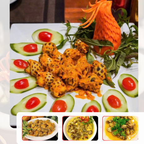 Ốc hương sốt trứng mặn