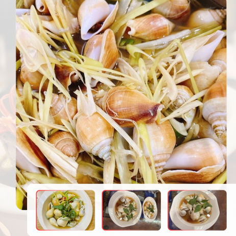 Ốc nhảy hấp thái 