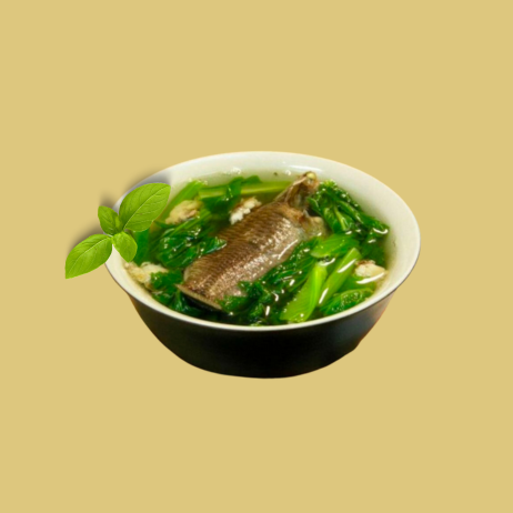 Cá bớp nấu canh cải đắng