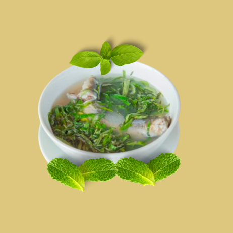 Cá bớp nấu lá lốt