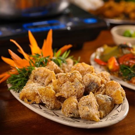 Cá lăng rang muối 