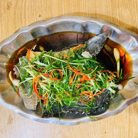 Cá song hấp thuyền chài 