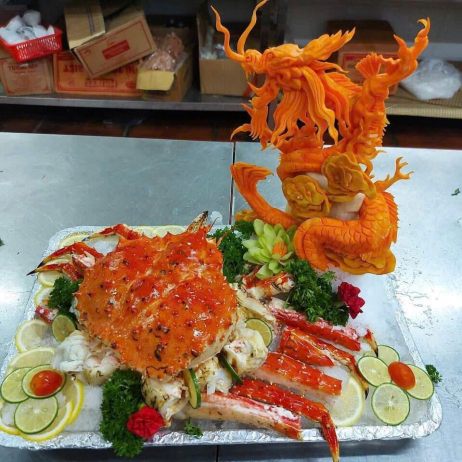 Cua hoàng đế hấp 