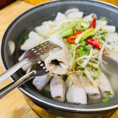 Lòng lợn luộc 