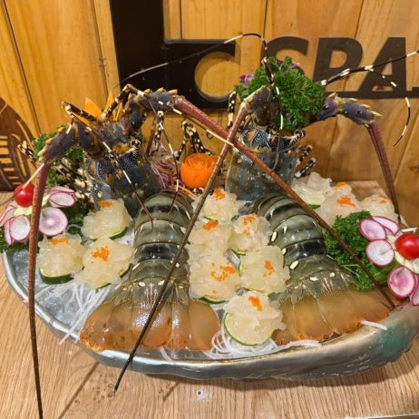 Tôm hùm Sashimi 
