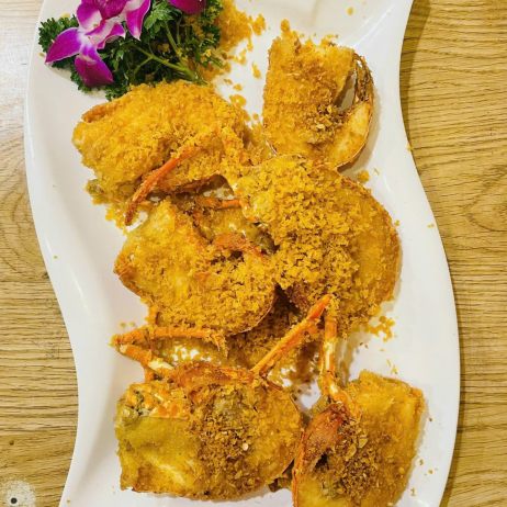 Tôm hùm tre cháy tỏi 